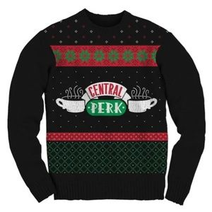 Friends Central Perk Ugly Christmas Sweater - NWT